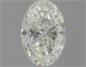 0.51 quilates, Ovalado Diamante , Color H, claridad VS2 y certificado por GIA