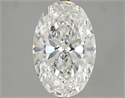 3.05 quilates, Ovalado Diamante , Color F, claridad VS2 y certificado por GIA