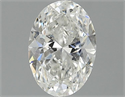1.01 Carats, Oval Diamond with  Cut, H Color, SI2 Clarity and Certified by GIA