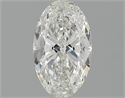 1.50 Carats, Oval Diamond with  Cut, H Color, SI2 Clarity and Certified by GIA