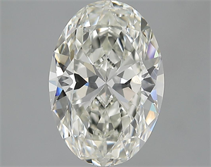 Picture of 3.03 Carats, Oval Diamond with  Cut, I Color, VS1 Clarity and Certified by GIA