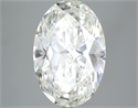 6.51 quilates, Ovalado Diamante , Color H, claridad VS2 y certificado por GIA
