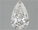 2.01 quilates, De pera Diamante , Color F, claridad VS2 y certificado por GIA