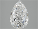 4.01 Carats, Pear Diamond with  Cut, F Color, VS2 Clarity and Certified by GIA