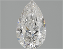 2.05 quilates, De pera Diamante , Color G, claridad VVS1 y certificado por GIA
