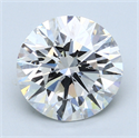 4.88 Carats, Round Diamond with Excellent Cut, E Color, VVS1 Clarity and Certified by GIA