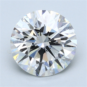 Picture of 4.88 Carats, Round Diamond with Excellent Cut, E Color, VVS1 Clarity and Certified by GIA