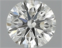 0.42 quilates, Redondo Diamante , Color H, claridad VVS1 y certificado por GIA
