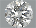 0.37 Carats, Round Diamond with Excellent Cut, H Color, VVS1 Clarity and Certified by GIA