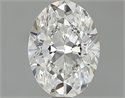 1.01 quilates, Ovalado Diamante , Color G, claridad VS2 y certificado por GIA