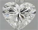 1.51 Carats, Heart Diamond with  Cut, G Color, VS1 Clarity and Certified by GIA