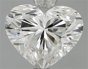 Picture of 1.51 Carats, Heart Diamond with  Cut, G Color, VS1 Clarity and Certified by GIA