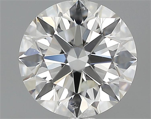 Picture of 0.70 Carats, Round Diamond with Excellent Cut, H Color, VVS2 Clarity and Certified by GIA
