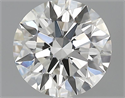 0.78 Carats, Round Diamond with Excellent Cut, H Color, VVS1 Clarity and Certified by GIA