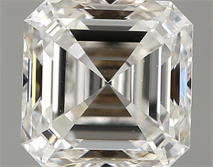 Picture of 1.51 Carats, Asscher Diamond with  Cut, F Color, VS2 Clarity and Certified by GIA