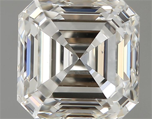 Picture of 1.56 Carats, Asscher Diamond with  Cut, F Color, VS2 Clarity and Certified by GIA