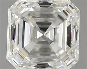 Picture of 2.01 Carats, Asscher Diamond with  Cut, H Color, VS1 Clarity and Certified by GIA
