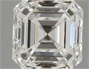 5.06 Carats, Asscher Diamond with  Cut, H Color, VS2 Clarity and Certified by GIA