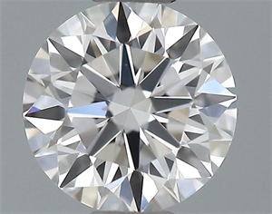 Picture of 0.32 Carats, Round Diamond with Excellent Cut, D Color, VVS2 Clarity and Certified by GIA