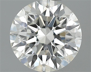Picture of 0.50 Carats, Round Diamond with Excellent Cut, H Color, VVS1 Clarity and Certified by GIA