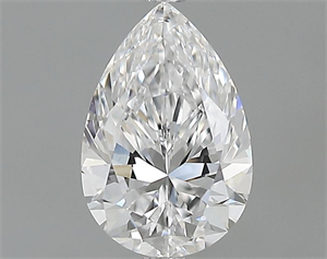 Picture of 0.70 Carats, Pear Diamond with  Cut, D Color, VVS2 Clarity and Certified by GIA
