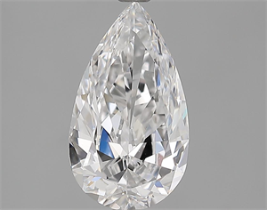 Picture of 2.01 Carats, Pear Diamond with  Cut, D Color, VVS2 Clarity and Certified by GIA