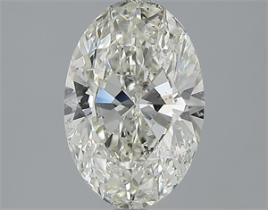 Picture of 2.06 Carats, Oval Diamond with  Cut, J Color, SI2 Clarity and Certified by HRD