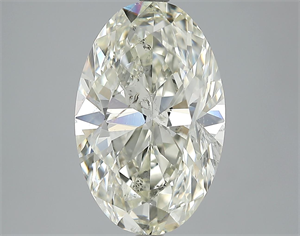 Picture of 5.02 Carats, Oval Diamond with  Cut, K Color, SI2 Clarity and Certified by HRD