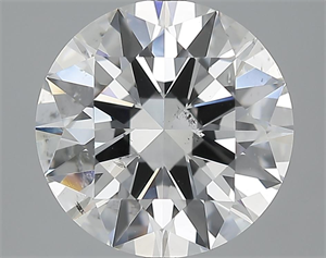 Picture of 4.02 Carats, Round Diamond with Excellent Cut, F Color, SI2 Clarity and Certified by GIA