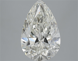 Picture of 5.01 Carats, Pear Diamond with  Cut, J Color, SI2 Clarity and Certified by GIA