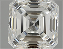 3.06 Carats, Asscher Diamond with  Cut, H Color, VVS2 Clarity and Certified by GIA