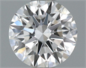 0.32 Carats, Round Diamond with Excellent Cut, E Color, VVS2 Clarity and Certified by GIA