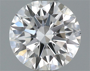 Picture of 0.32 Carats, Round Diamond with Excellent Cut, E Color, VVS2 Clarity and Certified by GIA