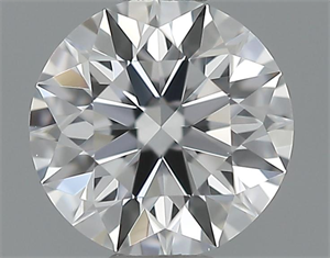 Picture of 0.32 Carats, Round Diamond with Excellent Cut, E Color, VVS1 Clarity and Certified by GIA