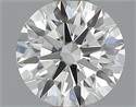 0.33 Carats, Round Diamond with Excellent Cut, E Color, VVS2 Clarity and Certified by GIA