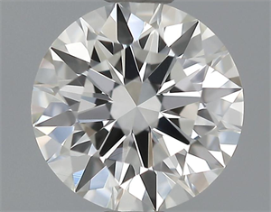 Picture of 0.52 Carats, Round Diamond with Excellent Cut, H Color, VVS2 Clarity and Certified by GIA