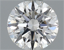 0.35 Carats, Round Diamond with Excellent Cut, E Color, VVS2 Clarity and Certified by GIA
