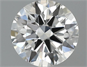 0.50 quilates, Redondo Diamante , Color H, claridad VVS2 y certificado por GIA