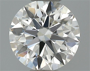 Picture of 0.25 Carats, Round Diamond with Excellent Cut, G Color, VVS1 Clarity and Certified by GIA
