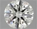 0.30 Carats, Round Diamond with Excellent Cut, H Color, VVS1 Clarity and Certified by GIA