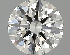Picture of 0.30 Carats, Round Diamond with Excellent Cut, H Color, VVS1 Clarity and Certified by GIA