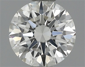 Picture of 0.40 Carats, Round Diamond with Excellent Cut, H Color, VVS1 Clarity and Certified by GIA