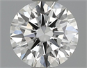 0.40 quilates, Redondo Diamante , Color H, claridad VVS2 y certificado por GIA