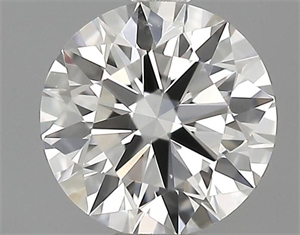 Picture of 0.40 Carats, Round Diamond with Excellent Cut, H Color, VVS2 Clarity and Certified by GIA