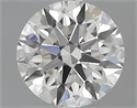 0.80 Carats, Round Diamond with Excellent Cut, H Color, VVS1 Clarity and Certified by GIA