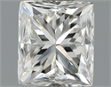 1.12 Carats, Princess Diamond with  Cut, I Color, VS1 Clarity and Certified by GIA