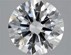 Picture of 0.30 Carats, Round Diamond with Excellent Cut, D Color, VVS2 Clarity and Certified by GIA