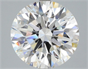 0.52 quilates, Redondo Diamante , Color H, claridad VVS2 y certificado por GIA