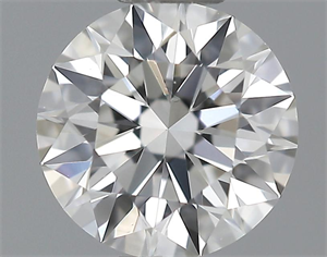 Picture of 0.32 Carats, Round Diamond with Excellent Cut, G Color, VVS1 Clarity and Certified by GIA