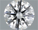 0.30 Carats, Round Diamond with Excellent Cut, D Color, VVS2 Clarity and Certified by GIA